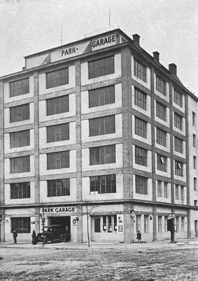 Gare Na Maninch z roku 1927-28 od arch. Bedicha Admka. Zdroj: asopis Stavba 1928
