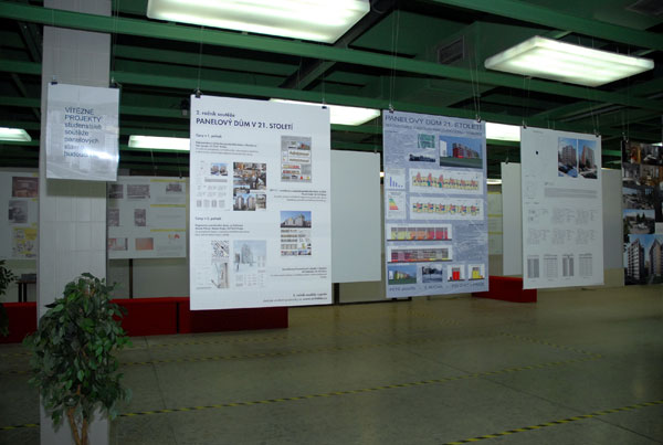 Vstava Panelov sdlit ve Vdni a Bratislav - VIZE, REALITA, INOVACE ve Vzorkovn stavebnch materil Stavebnho centra EDEN 3000