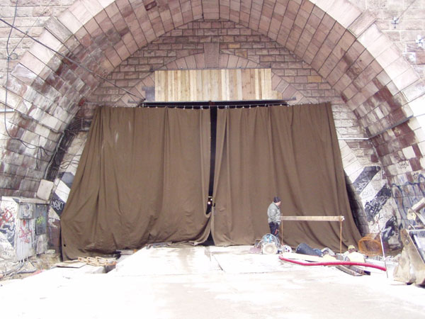 Obr. 5. Rekontrukcia tunela pod Bratislavskm hradom. Zpadn portl.