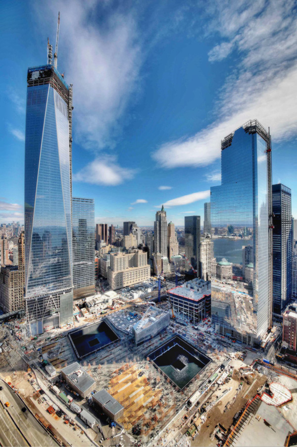  Obr. 20. Věž 4WTC v závěrečné fázi výstavby (březen 2013)
