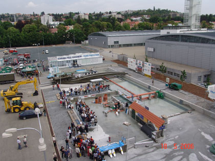 Téma ochrany před povodněmi na Stavebních veletrzích Brno (17.-21. 4. 2007)