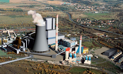 Elektrárna Ledvice - Nový zdroj 660 MW (vizualizace)