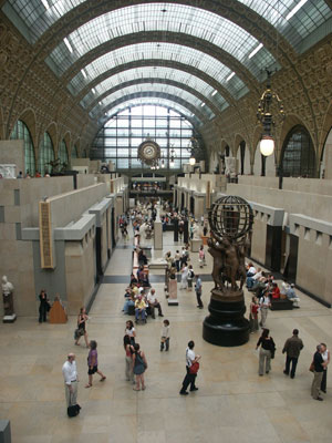 Pařížské Musée d´Orsay je skvěle koncipovanou přestavbou bývalého nádraží na moderní muzeum výtvarného umění 