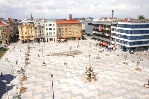 Masarykovo náměstí v Ostravě po rekonstrukci