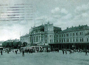 Brno hlavní nádraží, stav v roce 1922