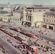 Brno hlavní nádraží, stav v roce 1970