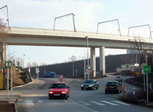Most SO 858, silniční estakáda Krejcárek