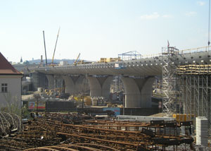 Most SO 860, pohled na nosnou konstrukci