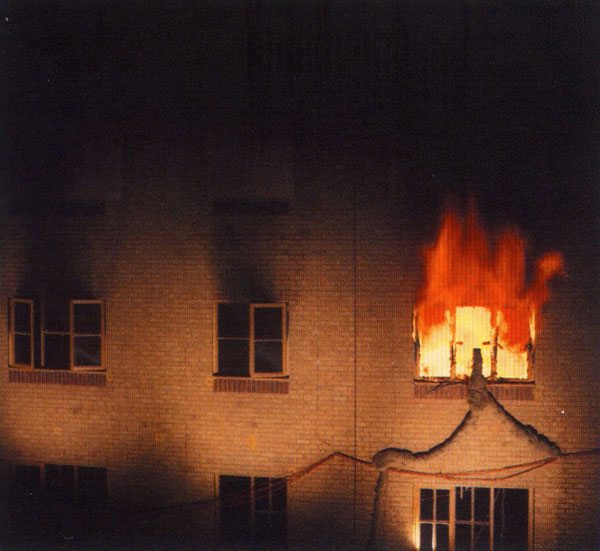 Obr. 4. Plně rozvinutý požár bytu