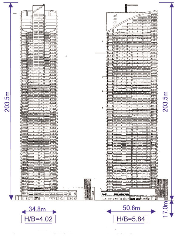 Musashi Kosugi Towers: schéma vyšší budovy D
