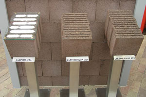 Obr. 5. Zdicí prvky z lehkého betonu (Liapor)