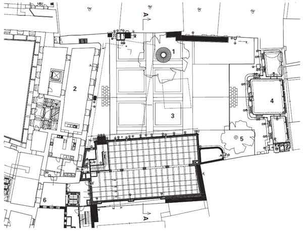 Riešenie 3. stavby - Lisztova záhrada a pavilón, Nové sklady