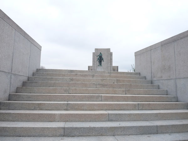 Hlavní vstup do prostoru Památníku po současné rekonstrukci