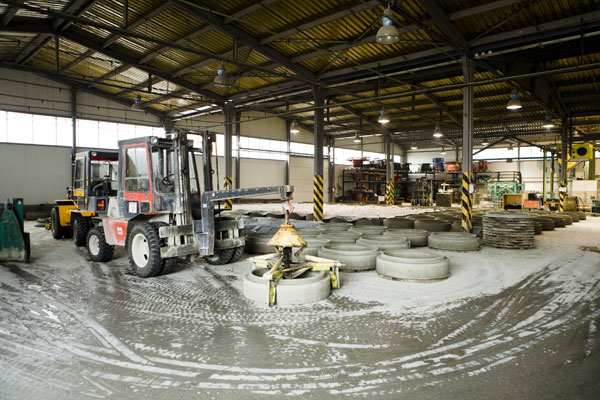 Výroba betonových dílců pro kanalizační systémy