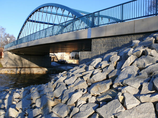 Most v Roudné u Českých Budějovic, jedna z letošních realizací SMP CZ (ve sdružení s EUROVIA CZ)