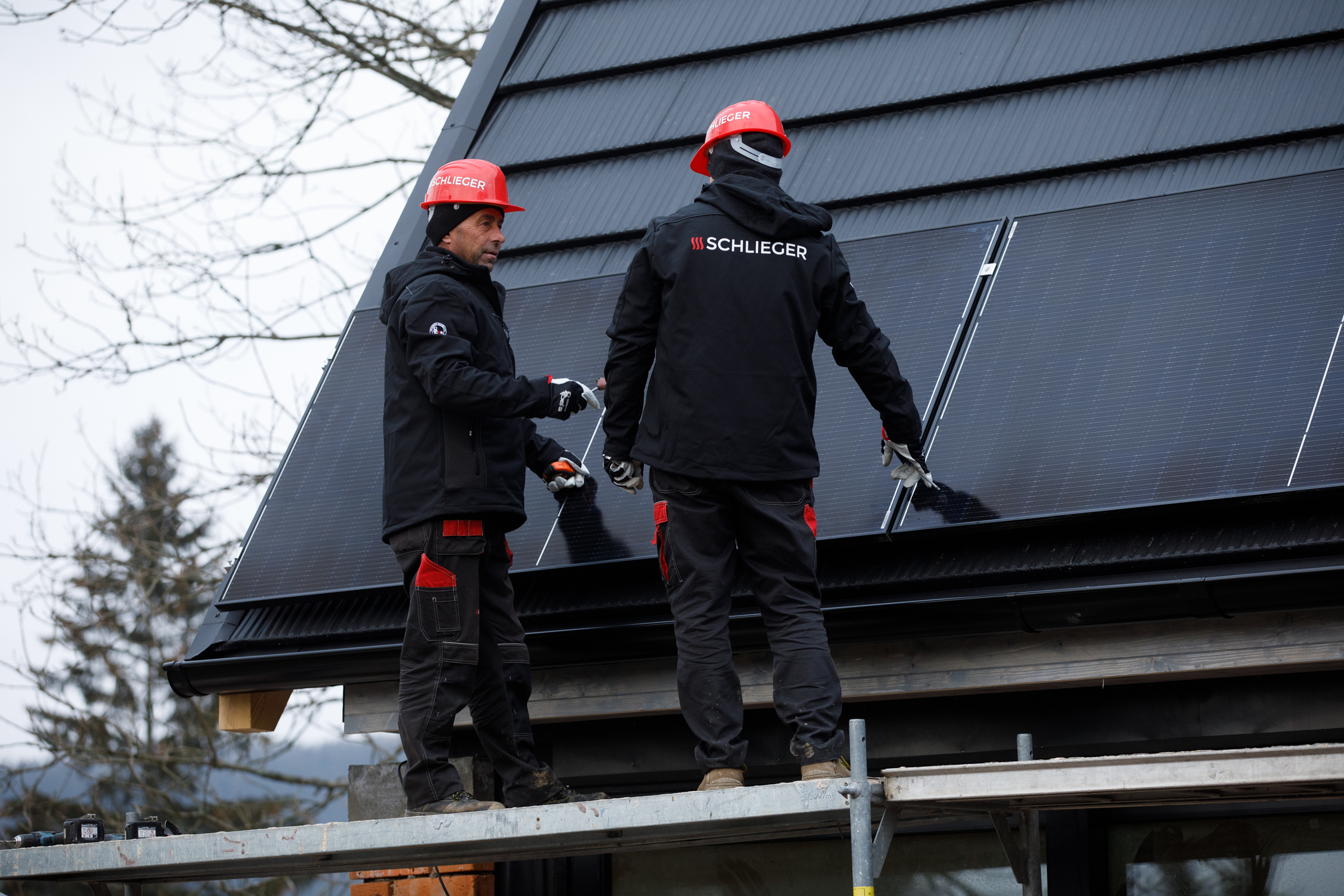 Instalace fotovoltaickch panel na rodinnm dom
