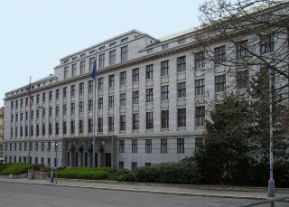 Ministerstvo zemdlstv, nbe Ludvka Svobody v Praze