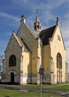 Obr. 05 Novogotick kostel sv. Josefa, Pedlice, st nad Labem od Matje Blechy, 19051906, kulturn pamtka R (zdroj: SchiDD, 2019, Wikimedia Commons, CC BY-SA 4.0)
