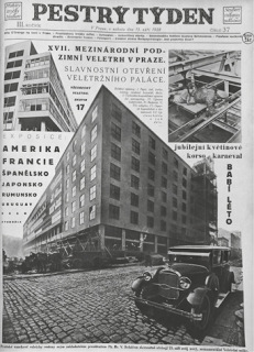 Obr. 06 Veletržní palác v Praze-Holešovicích, Pestrý týden 15. září 1928 (zdroj: archiv autora)