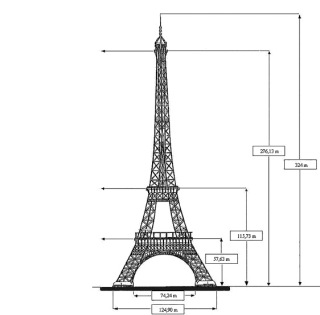 Obr. 14 Vkov daje Eiffelovy ve (zdroj: Frimi, voln dlo, 2010)