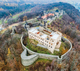 Obr. 01 Zastřešení torza paláce hradu Helfštýna (foto: Tomáš Malý)
