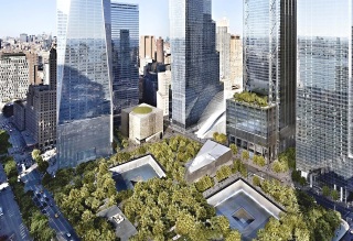 Obr. 01. Vizualizace novho komplexu WTC s budovou WTC Performing Arts Center, zdroj: DBOX