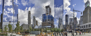 Obr. 01. Pokraujc vstavba novho komplexu WTC (jen 2015)