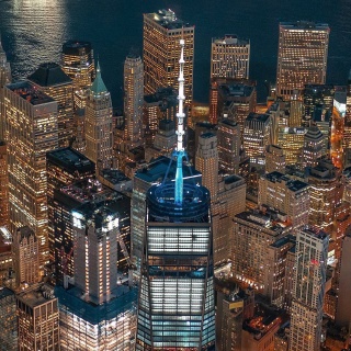 Obr. 21. Veern pohled na vrcholky v 3WTC, 4WTC a One World Trade Center