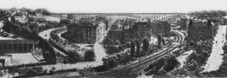 Nvrh na Nuselsk most nazvan Voln rozhled autor J. Chochola a Z. Baanta, 3. cena, 1926 