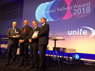 Udlen ceny European Railway Award 2018