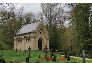 Obr. 14 Hřbitovní kaple v Tērvetes – stav po restaurování, 2022 (foto M. Hanzl)