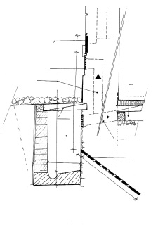 Detail vzduchovho kanlu v exteriru v kombinaci s mrnou elekroosmzou, ktovno v cm