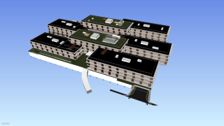 BIM model nov administrativn budovy SOB