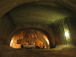 Vtkovsk tunely, 2008, raen napnac komora traknho veden