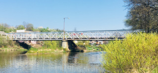 Pohled na pvodn dvoupolov most
