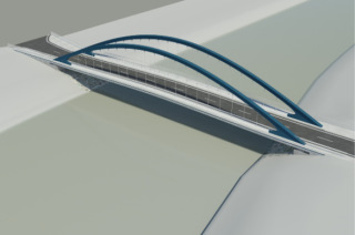 Vizualizace nového mostu