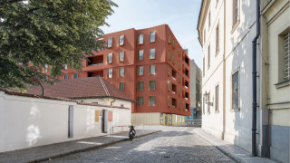 Obr. 01 Bytový dům U Milosrdných v historickém centru Prahy, vizualizace (zdroj: V Invest Development s.r.o.)