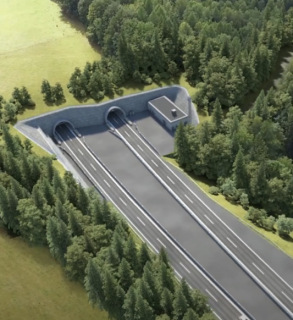 Obr. 02 Vizualizace severnho portlu tunelu Opevnn (zdroj: editelstv silnic a dlnic R)