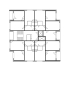 Obr. 04 Pôdorysná schéma typického poschodia bytového domu