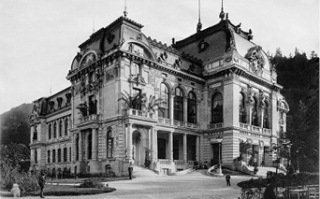 Obr. 1 Historick pohled na budovu Csaskch lzn v Karlovch Varech (zdroj: archiv Csask lzn, pspvkov organizace)