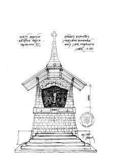 Obr. 20 XI. zastaven  nrt kapliky s ktami zamen (zdroj: akad. arch. M. Houska)