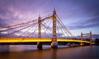 Obr. 6 Albert Bridge v Londýně (zdroj: Adobe Stock)