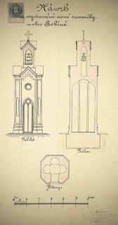 Obr. 06 Původní plán stavby z roku 1885