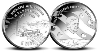   Obr. 06 Jubilejní pětieurová mince ke 100. vý­ročí zahájení provozu parní čerpací stanice u Lemmeru (foto: autor)