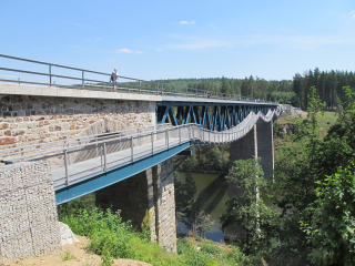 Rekonstrukce mostu v km 1,429 trati Povany  Bezdruice